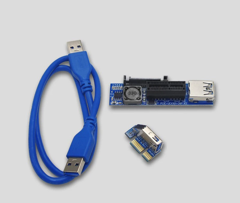 Новинка Удлинительный кабель PCI E X1 расширитель платы расширения USB 3 0 кабели