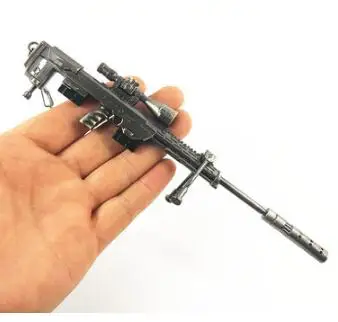 1/6 металлическая цветная модель оружия Barrett M82A1 пушка снайперская винтовка пистолет Модель игрушка для 12 дюймов солдат фигурка аксессуар - Цвет: DSR 18CM