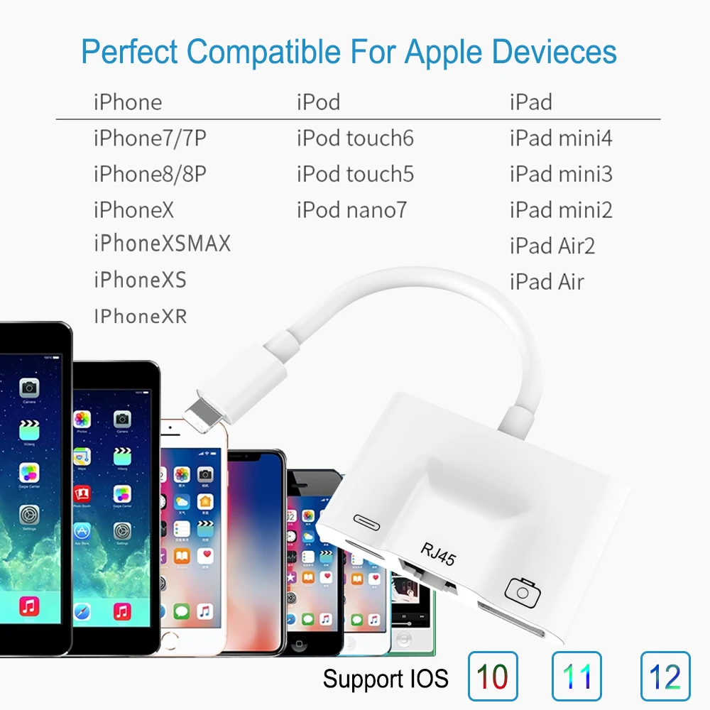 2019 New For Lightning To USB 3 Camera Reader OTG Adapter Connection Kits Data Sync Charge For iPhone X/XR/XS/8/7Plus/iPad/iPod 2019 New For Lightning To USB 3 Camera Reader OTG Adapter Connection Kits Data Sync Charge For iPhone X/XR/XS/8/7Plus/iPad/iPod