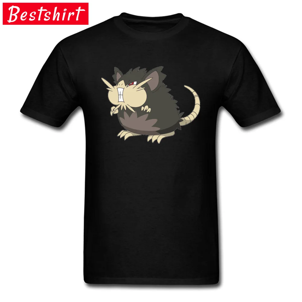  Print Tops T Shirt New Coming Short Sleeve Men's T Shirt TpicOriginaltitle Classic Father Day Tops Shirts O Neck Raticate black