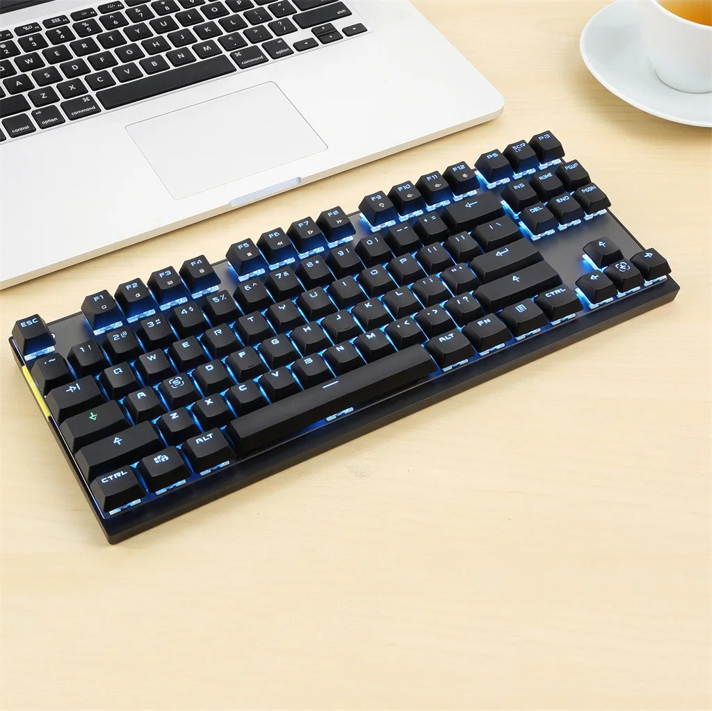 Клавиатура VOBERRY Y603 с двухрежимным кабелем Bluetooth 3 0 104 клавиши эргономичная игровая