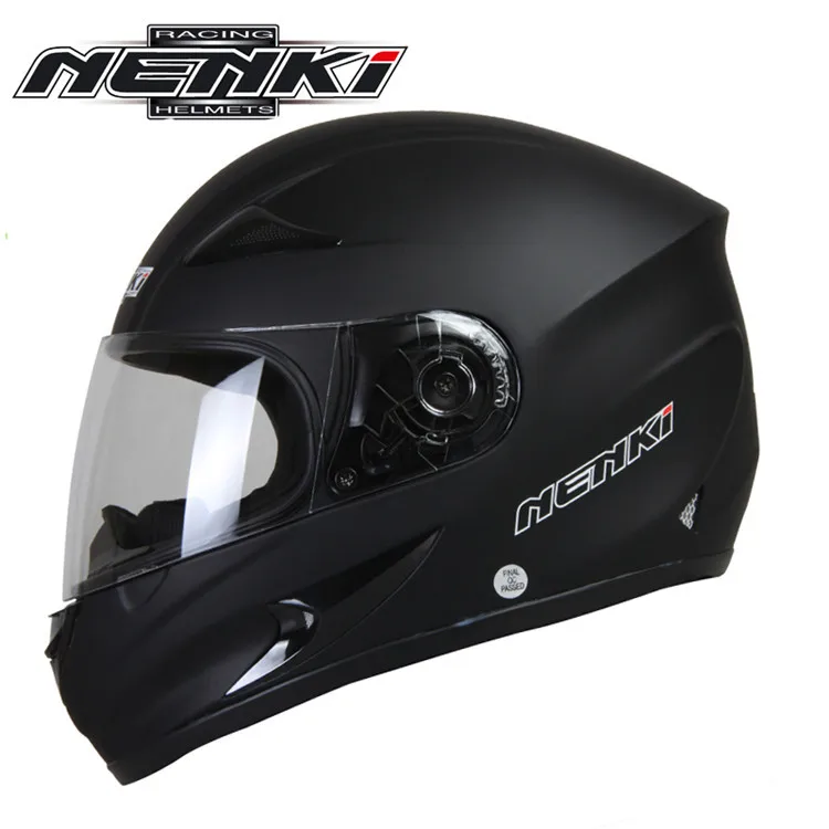 NENKI Полный мотоциклетный шлем Capacete da Motocicleta мотошлем Casque Kask 816z гоночная езда Мужской Женский шлем с шарфом - Цвет: 11