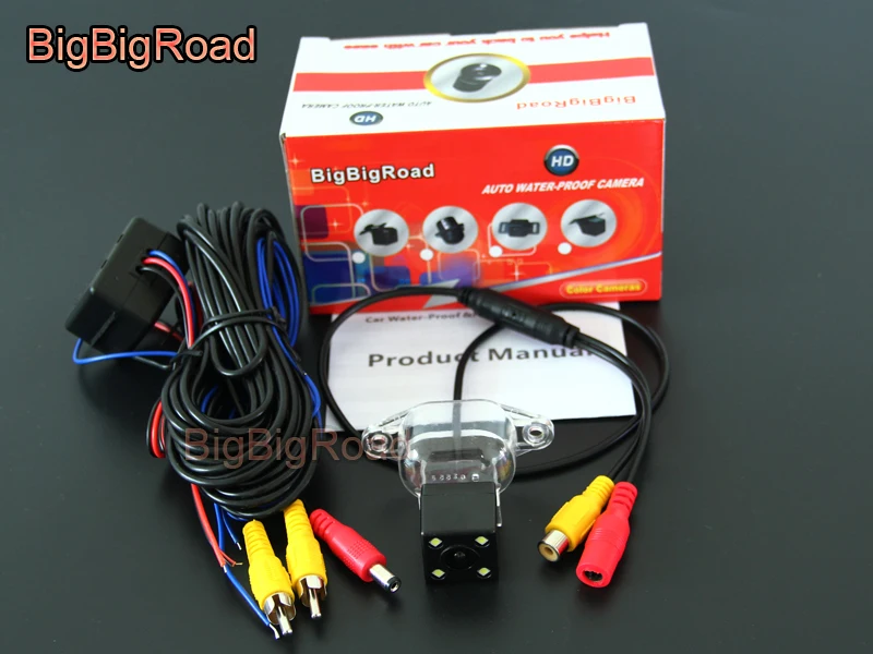 BigBigRoad Car Rear View Reverse Camera For Wuling Hongguang night vision waterproof HD CCD Backup parking camera (4)