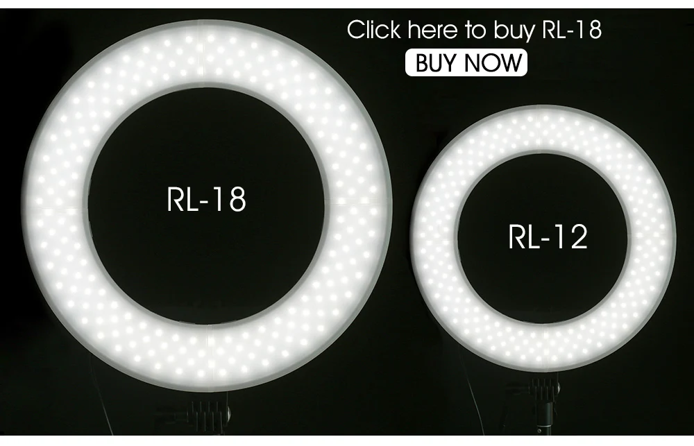 Spash RL-12 светодиодный кольцевой светильник круговой фотографии светильник ing со штативом 5500K CRI90 196 светодиодный s камера фото студия телефон видео Лампа