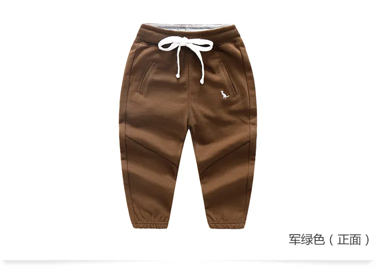 2018 Spring Autumn Casual 2 3 4 5 6 7 8 9 10 Years Solid Color Cotton Drawstring Child Baby Kids Boys Sports Long Trousers Pants (15)