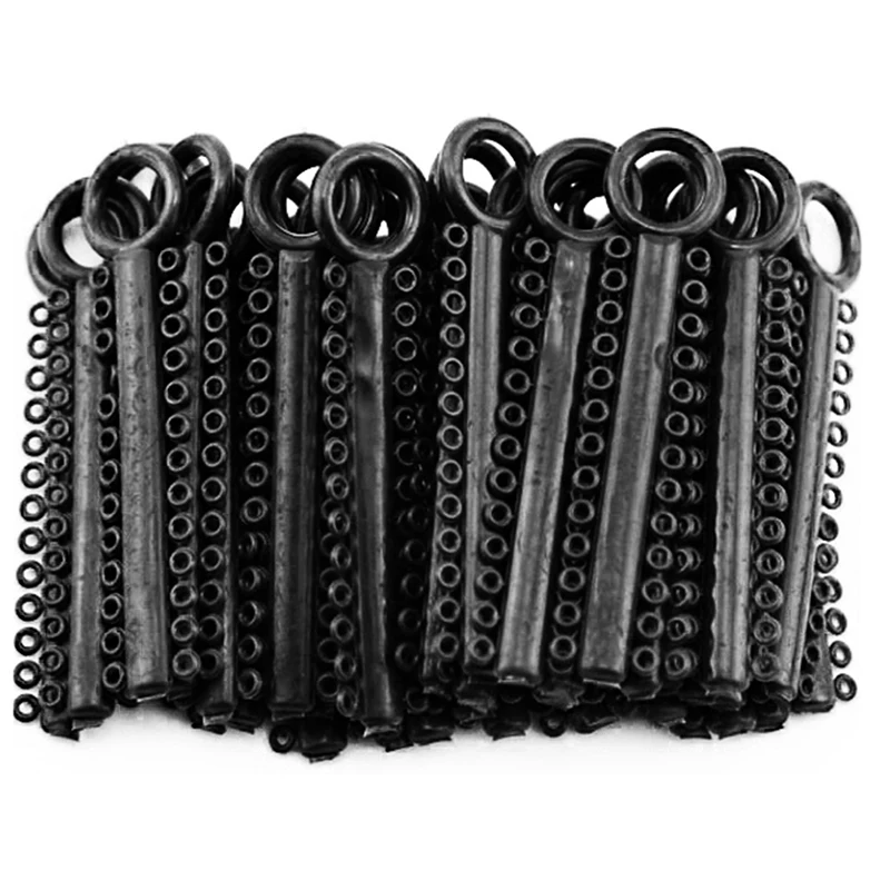

20pcs/pack Grey/Transparent/Black Dental Orthodontic Ligature Elastomeric Ligature Ties Elastic Rubber Bands Health Teeth Tools