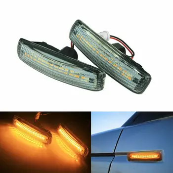 

Car Plate Light Clear Side Indicator LED Marker Repeater Light Amber For Land Rover Discovery 3 4 XGB000073