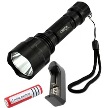 Waterproof LED Flashlight CREE XM L T6 Tactical 5 mode lanterna led Bicycle Lamp With 18650
