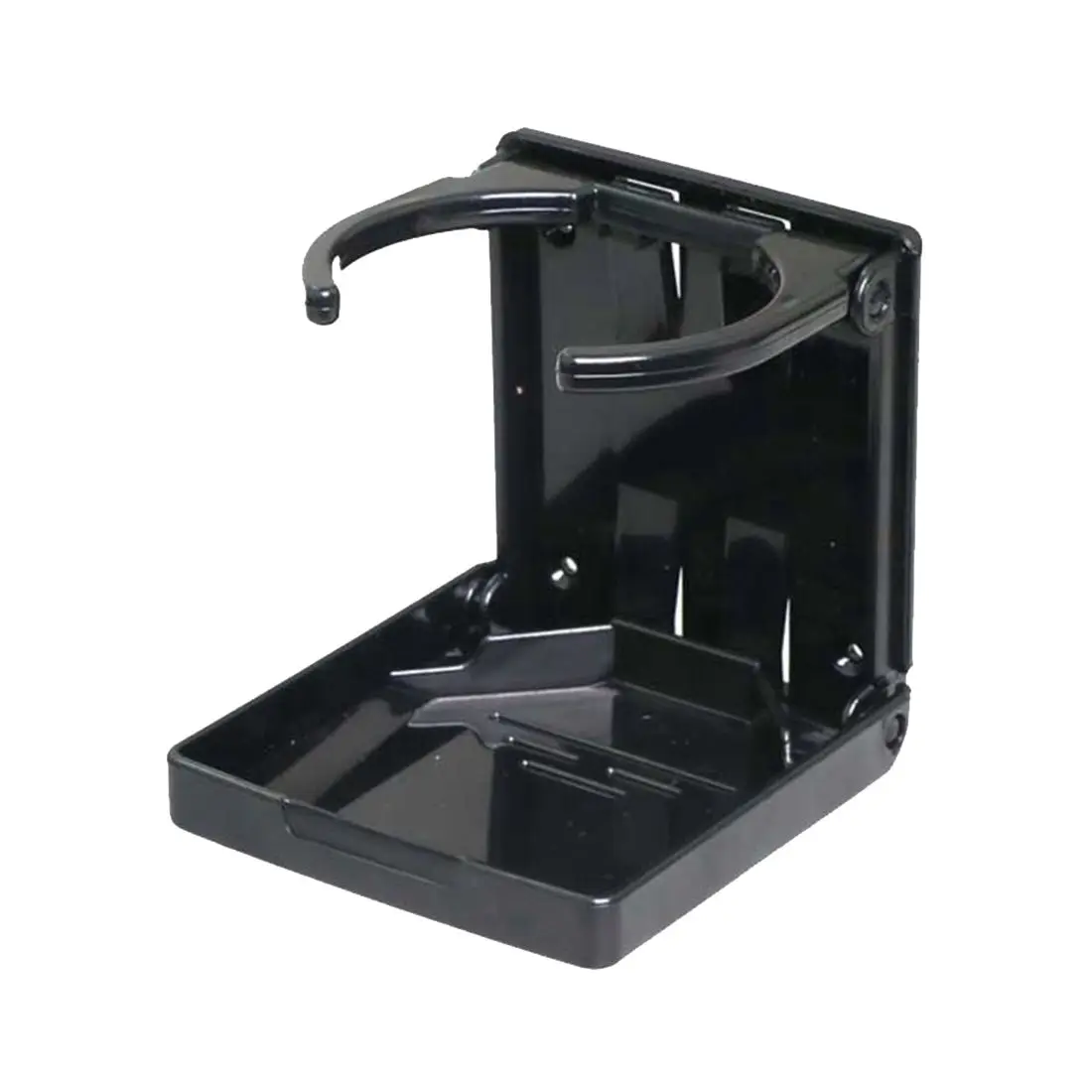 2 x Adjustable Black Folding Drink Cup Holder Mount Boat Marine Car