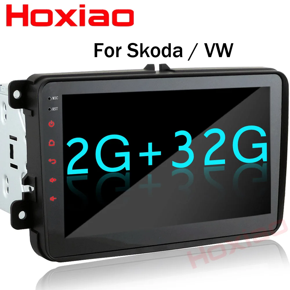 

2+32 Android Car radio 2 din DVD Gps Player universal Navigation For POLO/PASSAT/Golf/Skoda/Rapid/Seat Wifi FM/AM