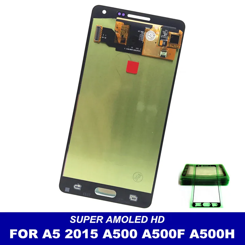 100% протестированный AMOLED LCDS для Samsung Galaxy A5 2015 A500 A500H A500F A500M ЖК-дисплей сенсорный