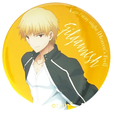 Fate Stay Night Аниме Фигурка широу эмия Рин Тосака лучник Сакура Мату ку чулаинн Gilgamesh металлический значок брошь булавки - Окраска металла: 08 Gilgamesh