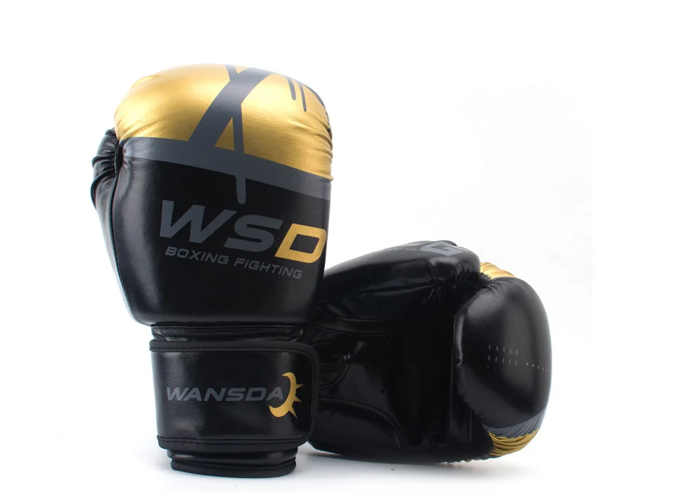 REXCHI Kick Боксерские перчатки для мужчин и женщин PU карате Муай Тай Guantes De Boxeo Free Fight MMA