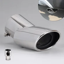 DWCX Car Styling High Grade 304 Stainless Steel Exhaust Tail Rear Muffler Tip Pipe For Hyundai ix35 Tucson 2010 -2012 2013 2014