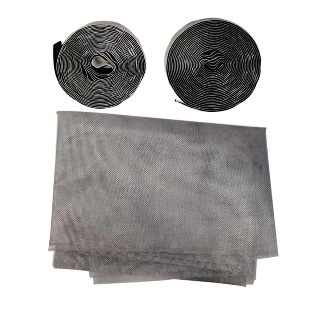 DIY Window Screen Anti-Mosquito Mesh Net Mosquito Net on Window Invisible Polyester Net with Magic Sticker