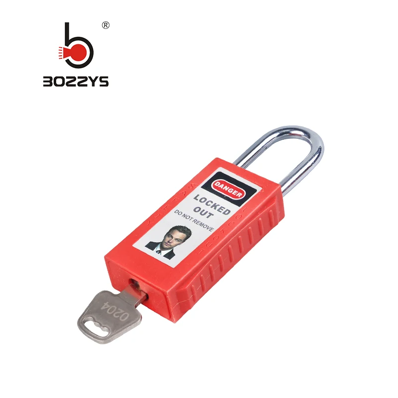 Buy 38mm steel shackle Long body safety padlock