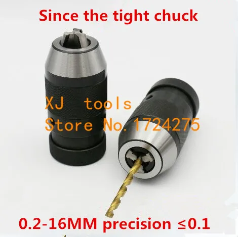 

Taper B18, 0.2-16mm Medium-sized keyless drill chuck closefisted drill chuck,Drill clamp tool,accuracy: less than 0.1mm