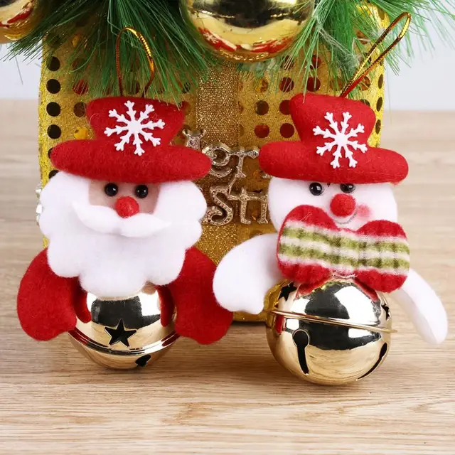 How To Decorate Jingle Bells Endearing 2Pcs Christmas Jingle Bell Pattern Round Cute Xmas Tree Decoration Decorating Design How To Decorate Jingle Bells Interesting 2Pcs Christmas Jingle Bell Pattern Round Cute Xmas Tree Decoration Design Inspiration