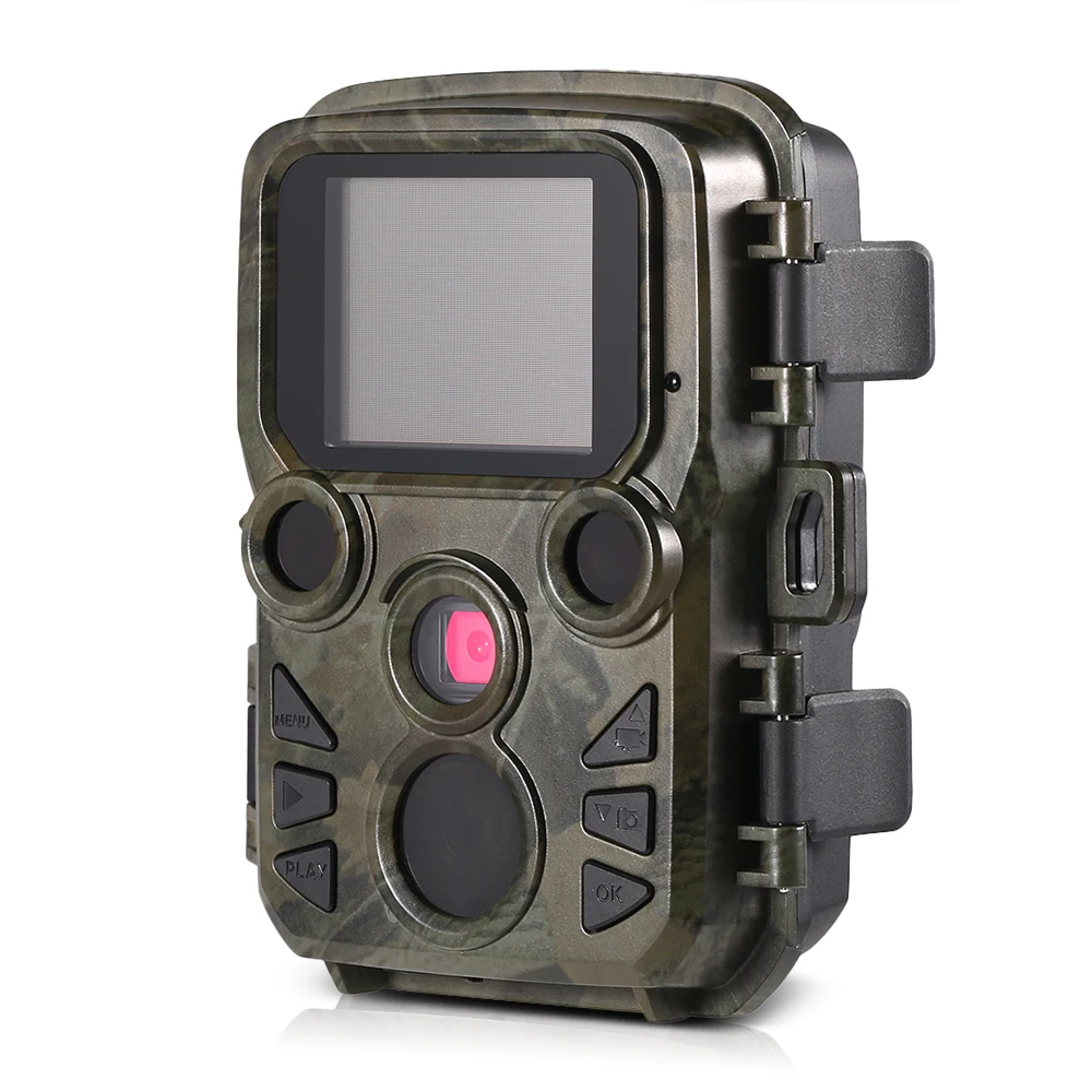 12MP 1080P фотоловушка миниатюрная охотничья игра для наблюдения в дикой природе камера с датчиком PIR 0,45 s Быстрый триггер IP66 водонепроницаемый