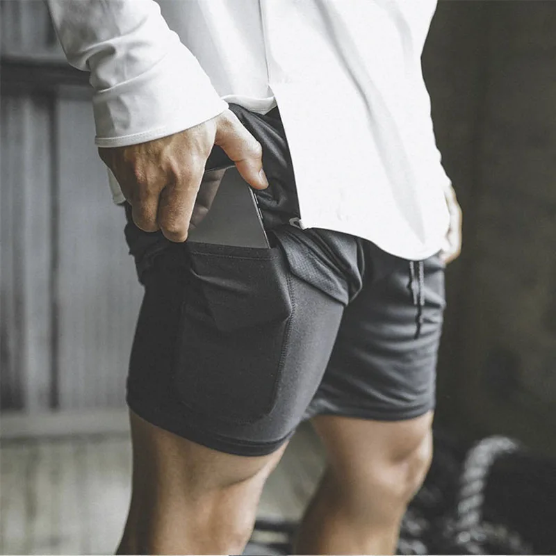Мужские летние обтягивающие шорты для фитнеса, бодибилдинга, бега, мужские короткие штаны до колена, дышащая сетчатая спортивная одежда, большие размеры, M-5XL