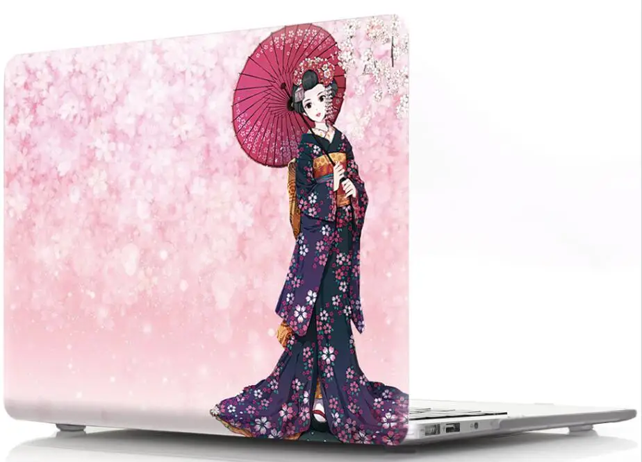 Silk surface Hard Cover Case protector For apple macbook Air 11 13 Pro 13 Retina 12 13 Laptop Bag For Mac Book Air 13 Case