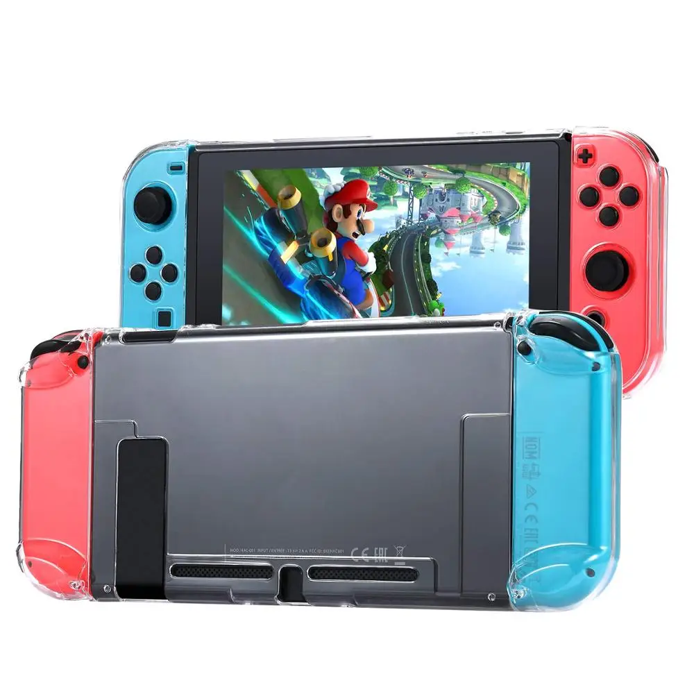 Съемный Кристальный чехол-переключатель для nintendo Switch Console контроллер Joy-Con Cover аксессуары