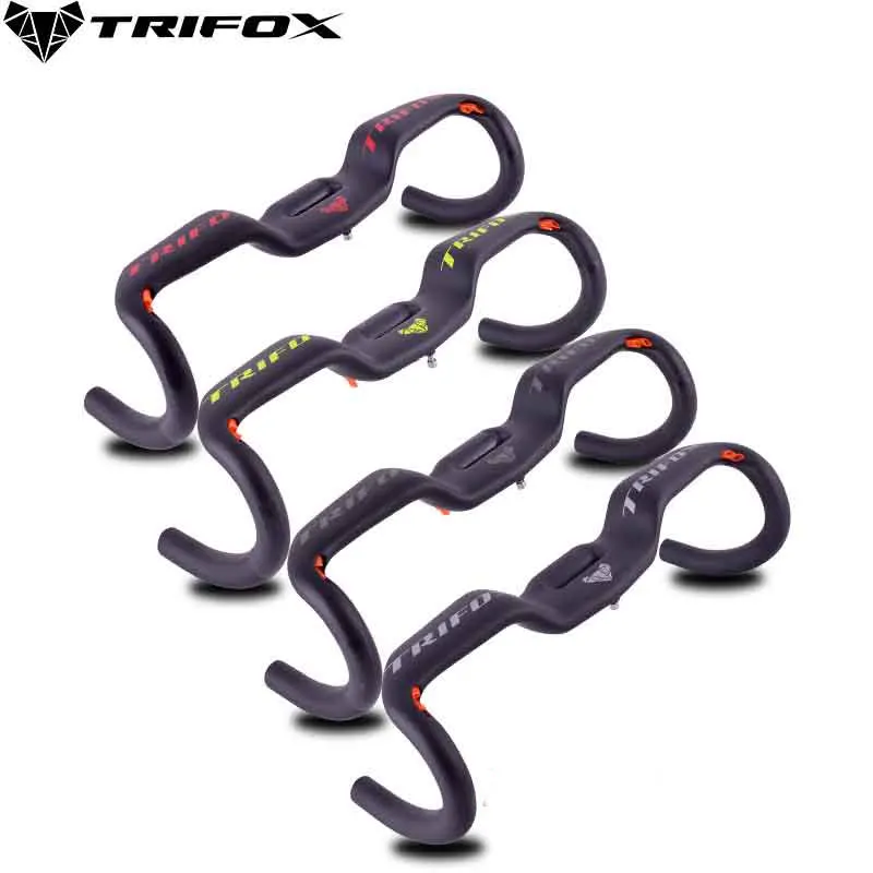 

TRIFOX full carbon handlebar road bike handlebar /racing handle / bike bend bar to outside Carbon Road bicycle handlebar