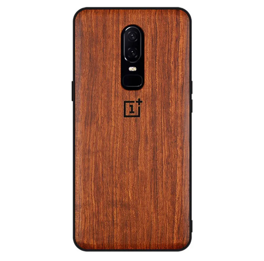 DIY Oneplus 6 Чехол на заказ из натурального дерева funda One plus 6 палисандр ТПУ противоударный чехол для телефона Oneplus6 5t чехол