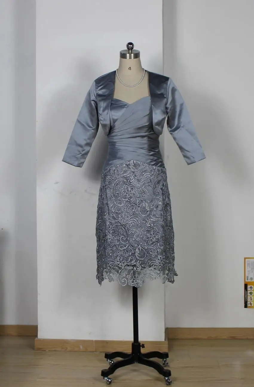 Von sheath dress with jacket for wedding dress jewelry