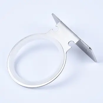 

Strong Viscose Stainless Steel Round Hair Drier Stand Hanging Power Cord Bathroom Kitchen Office