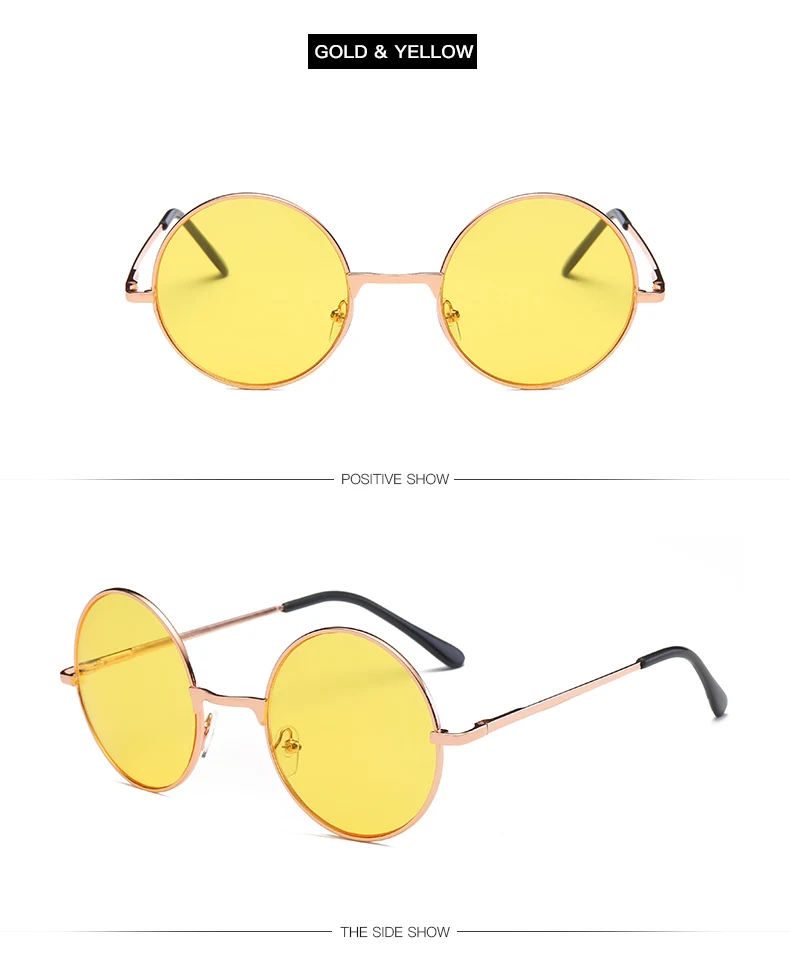 Мужские солнцезащитные очки в стиле ретро, мужские зеркальные очки, цветные морские линзы, солнцезащитные очки, круглые солнцезащитные очки, флуоресцентные солнцезащитные очки