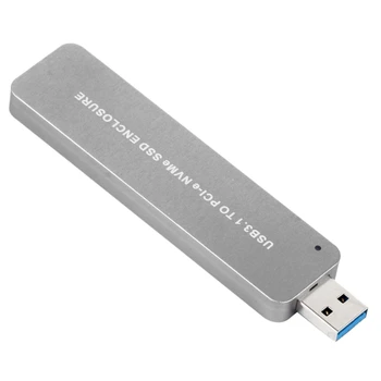 

Usb3.1 To Pci-E Nvme M.2 Type-A Ssd Hard Disk Box Adapter Card External Enclosure Case For 2242/2260/2280 Ssd