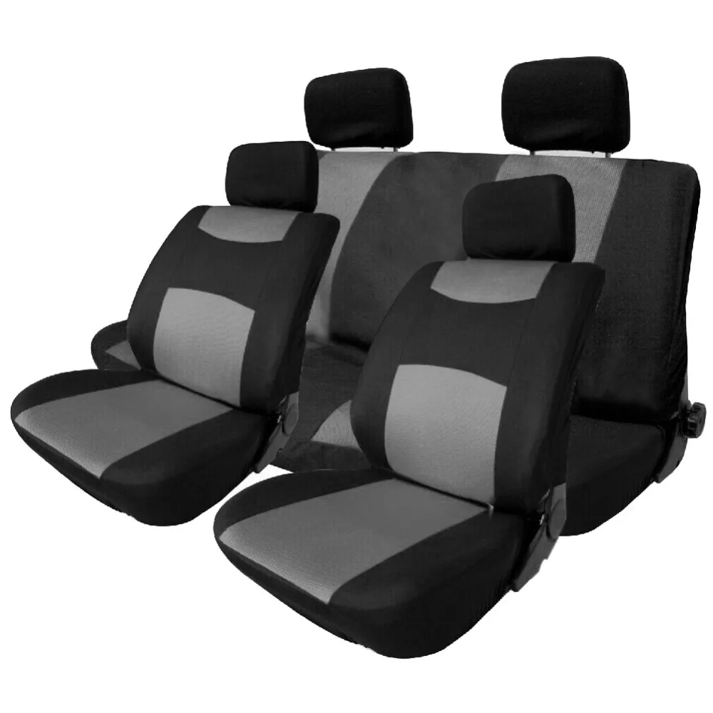 

10Pcs/Set Universal Car Seat Protector Covers Breathable Automobile Front Back Seat Headrest Cover Car Interior Styling