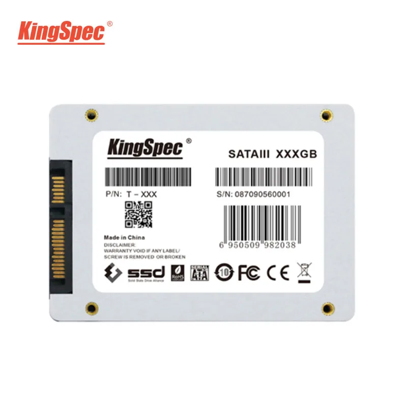 KingSpec SSD HDD 2 5 SATA III 60 Гб 7 мм SATA3 64 6 ГБ/сек. Внутренний твердотельный накопитель для