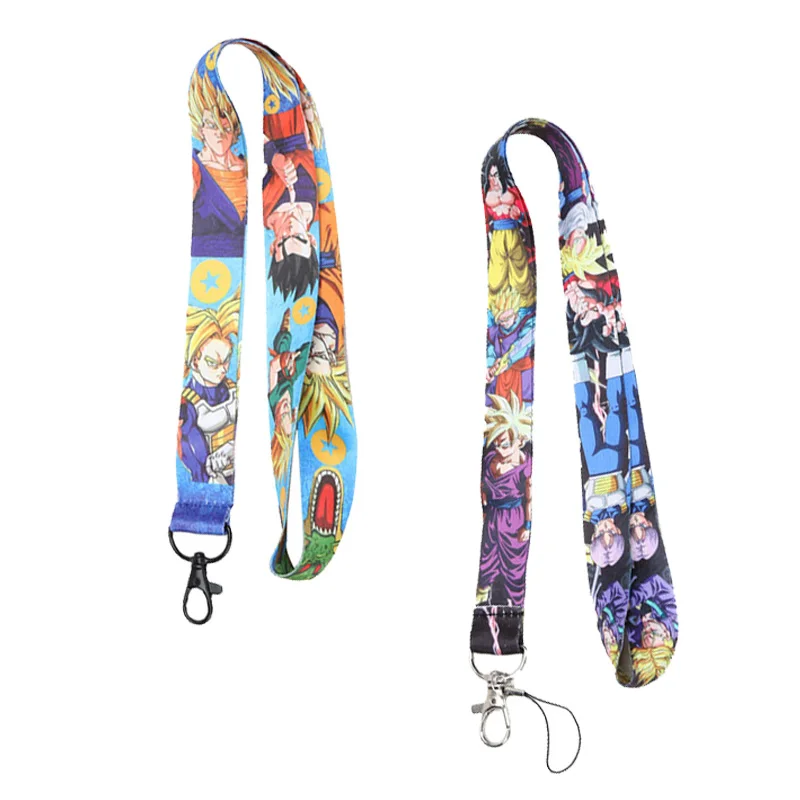 

45cm Dragon Ball Z Mobile Phone Rope Neck Straps Neck Rope Keys Camera ID Card Lanyard Dragon Ball Figures Collectible Gifts