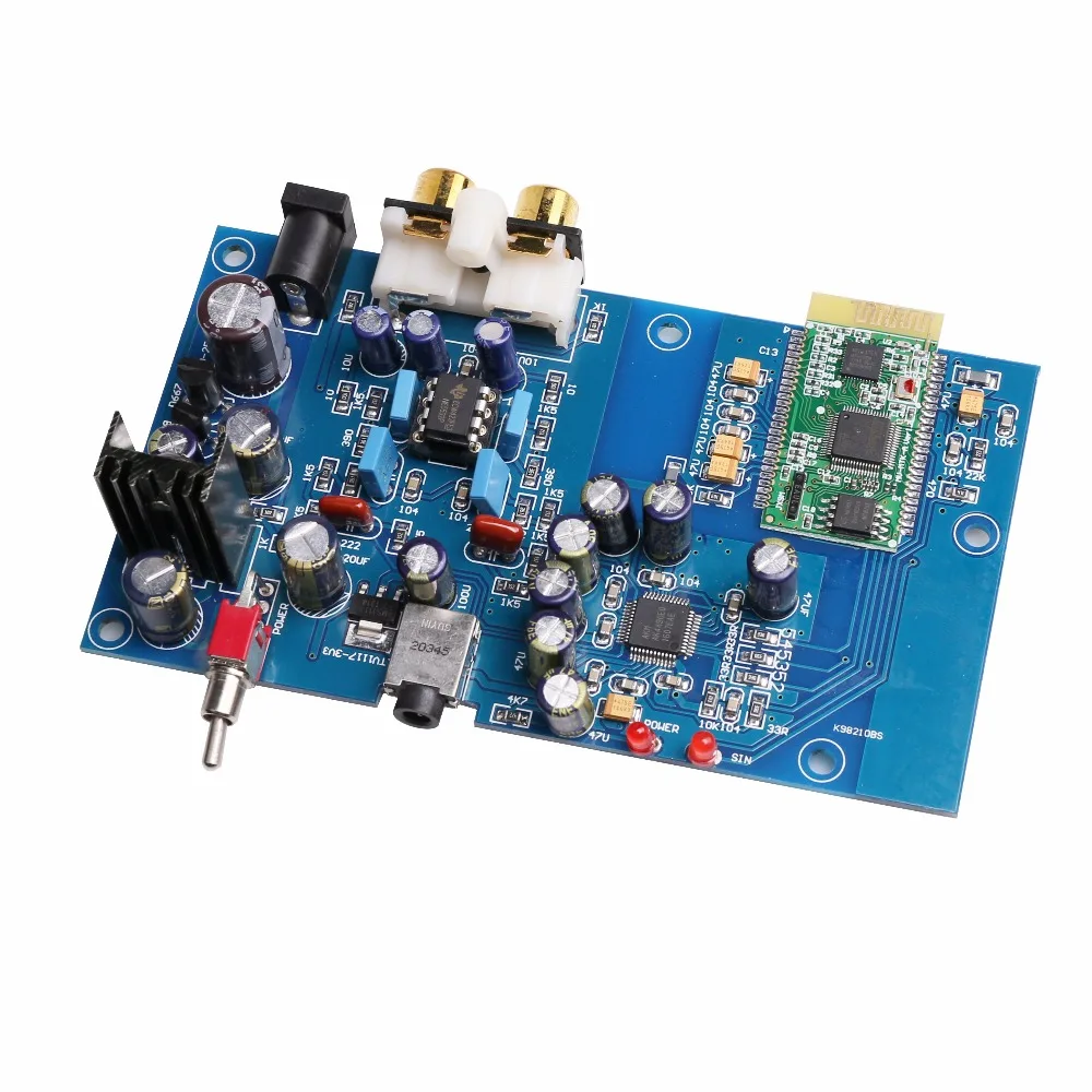 Новый ЦАП декодер AK4490 JRC5532 HIFI Bluetooth 4 0 I2S Плата усилителя мощности 12 В постоянного