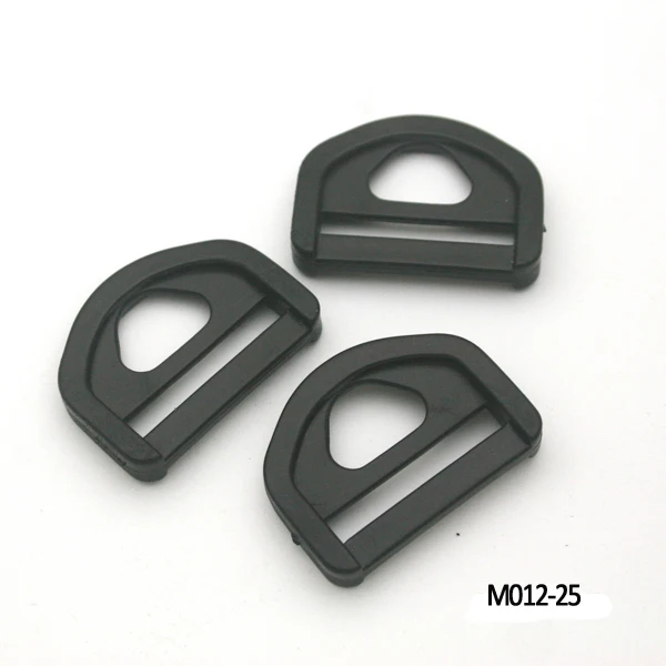 Wholesale Free shipping 100pcs 25mm 1inch black KAM adjustable buckles