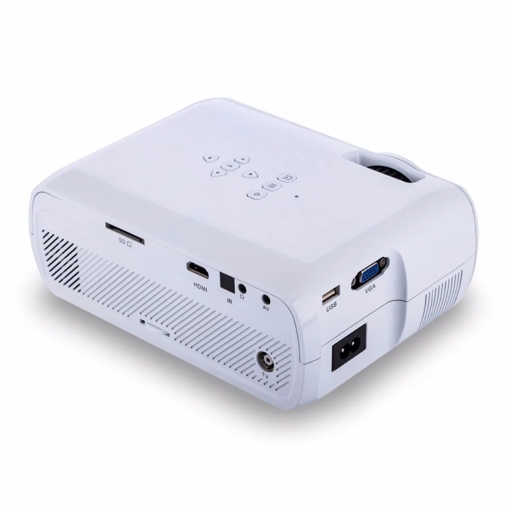Проектор U80 Plus 2000 лм портативный проектор для дома и офиса светодиодный HD Uhappy Android