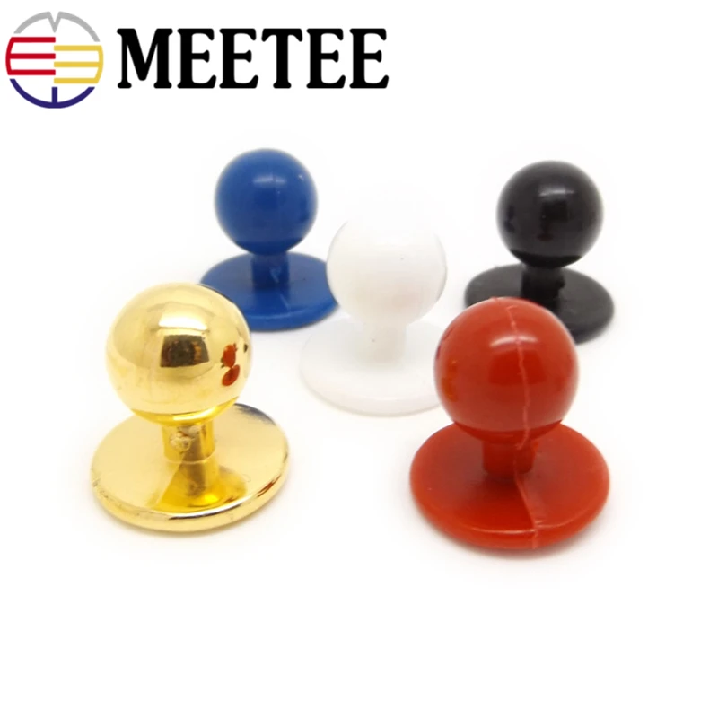 

30pcs Meetee 11.5mm Plastic Buttons Restaurant Uniforms Chef Jacket Uniform Suit Shank Buttons for Sewing Clothes Accessories