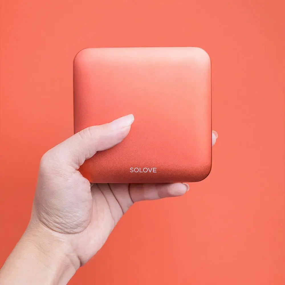 

Xiaomi SOLOVE Power Bank with Data Cable 10000mAh Powerbank LED Display Portable Fast Charger For Xiaomi Huawei iPhone