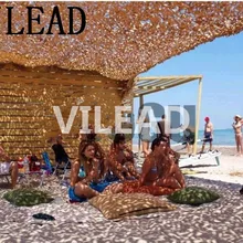VILEAD 6 м x 7 м(19,5ft x 23FT) камуфляж для пустыни чистая Военная армейская камуфляжная сетка джунгли укрытие для охоты кемпинга палатка