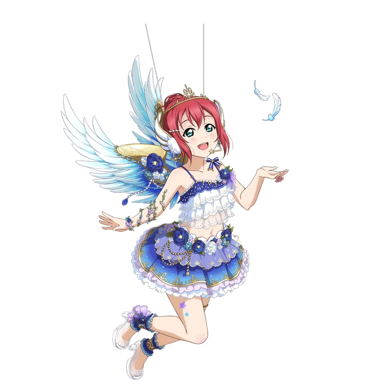 Love live sunshine Aqours Angel Awakening Kurosawa Ruby косплей костюм женское платье на Рождество