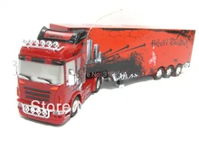 New US RC Truck Large Size Long Radio Control Truck Automatic Detachable Contrainer truck Model electronic