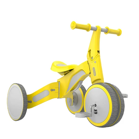 Деформируемая игрушка вагонетки с противовесом Tricycle2 в 1 для верховой езды и раздвижные двойной режим деформируемая игрушка двойной режим велосипед, способный преодолевать Броды для детей Поездка на свежем воздухе игрушки - Цвет: Yellow