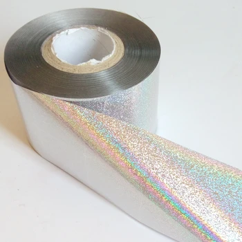 

120M/roll Holographic Dust Nail Foil Laser Starry Holo Silver Transfer Stickers DIY Nail Art Tips Wholesale Decals