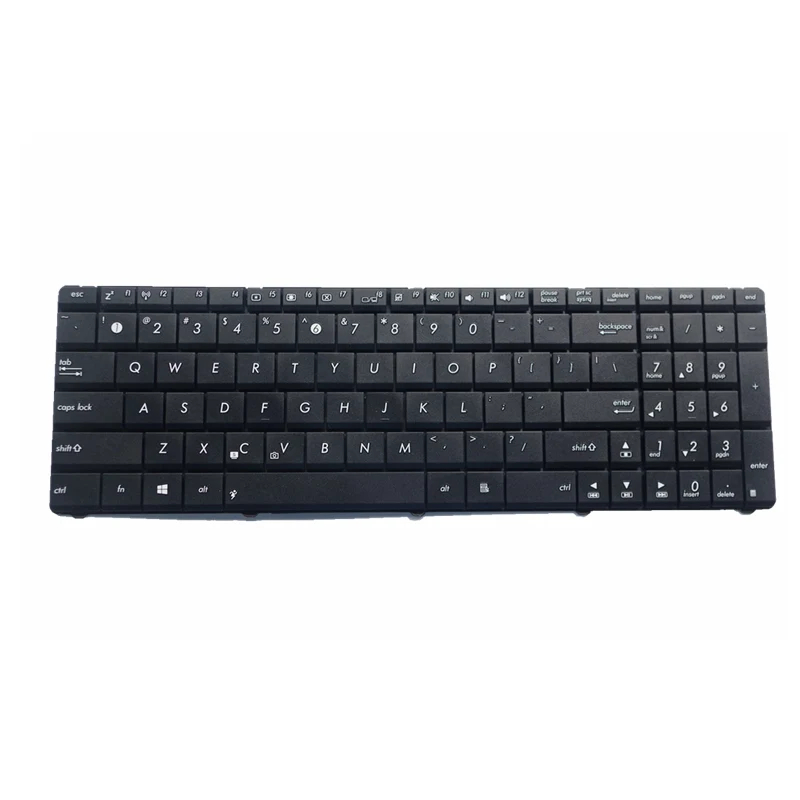 GZEELE английский новая клавиатура для ноутбука Asus K53 K53E X52 X52F X52J X52JR X55 X55A X55C X55U K73 K73B K73E K73S X61 NJ2 США черный