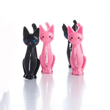 4 шт. креативные кошки пластиковые прищепки для одежды прищепки милые прищепки для пляжного полотенца простыни Handdoek носки ветрозащитные булавки для белья