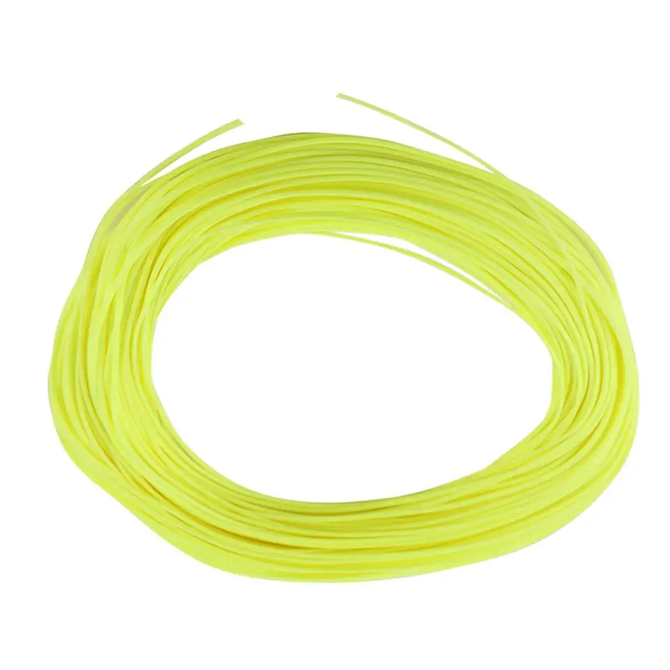 Maximumcatch двойной уклон Fly Line 2/3/4/5/6/7/8 WT плавающая Летающая леска - Цвет: Fluo Yellow no loop