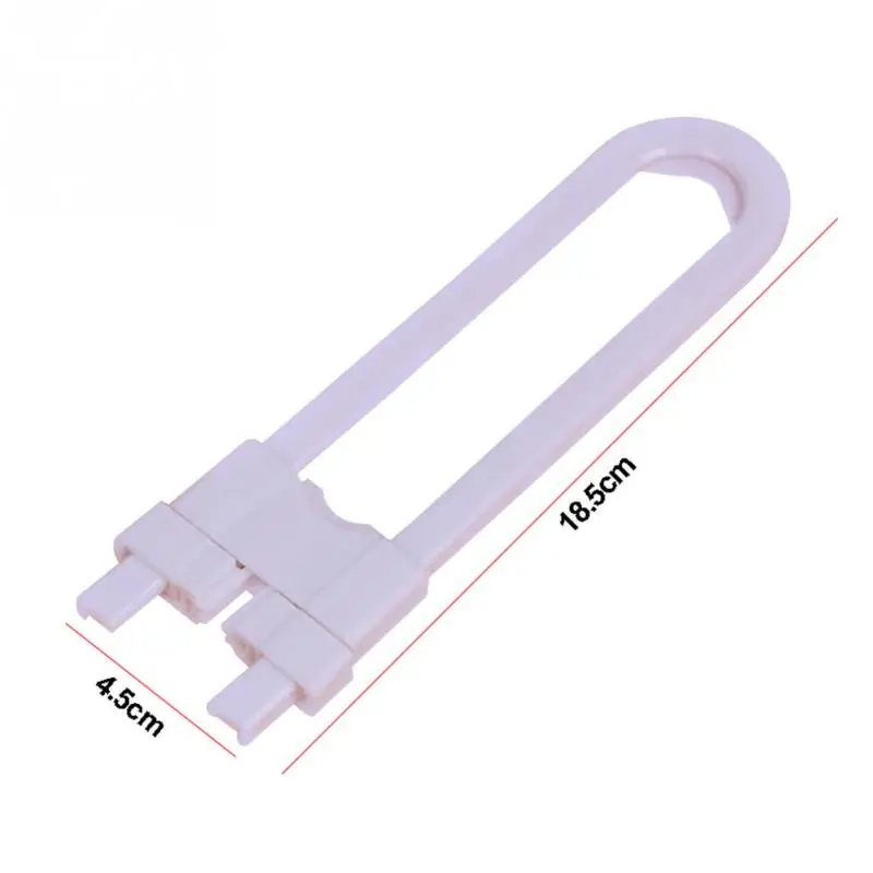 5 шт./лот замок для ящиков, дверей, шкафов, замков безопасности для маленьких детей, АБС-пластик, u-образные замки в форме, защита для младенцев