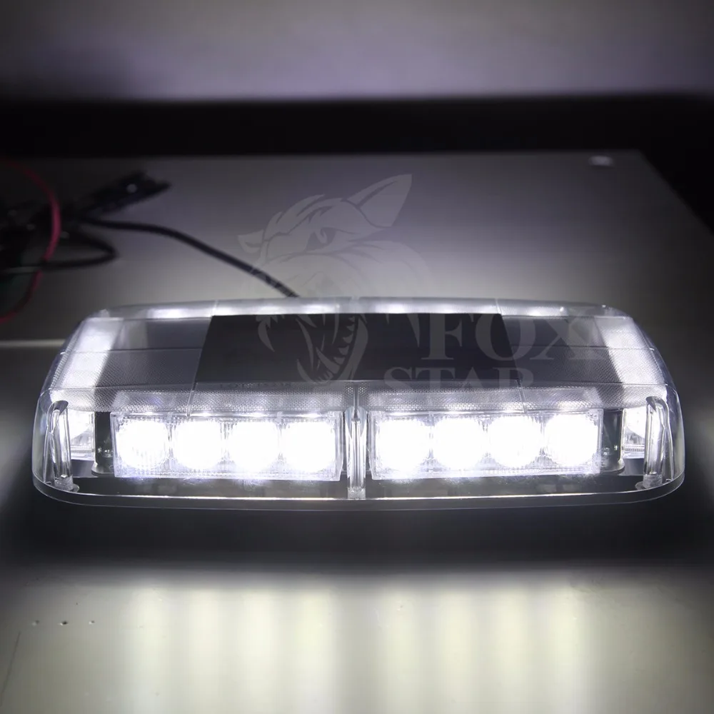72W LED Strobe Warning Mini Light Bars for Construction Tow Truck Security Patrol Vehicles(OTHER